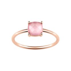 Anillo Oro Rosa 18kts Joelli (18)J10002.U4 Solo Calcedonia Rosa