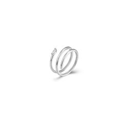 Anillo Plata ANZ0293RH16 Espiral Circonita