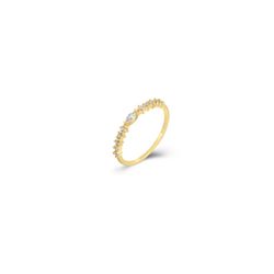 Anillo Plata Dorada 2,5mm ANZ0262DOXX18 Circonitas Marquesa