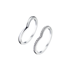 Anillo Plata Lotus LP1992-3/118 Corazones Circonitas