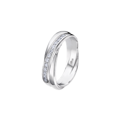 Anillo Plata Lotus LP3448-3/112 Bandas Circonitas