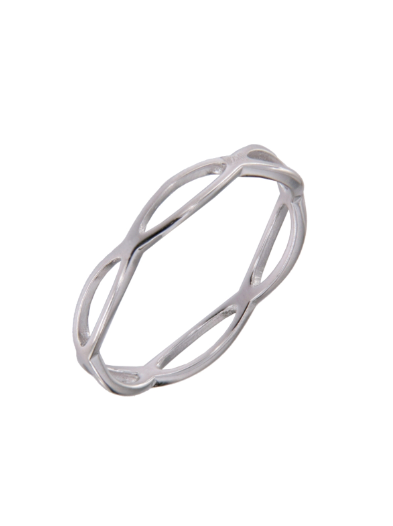 Anillo Plata Mujer PANI2196 Liso