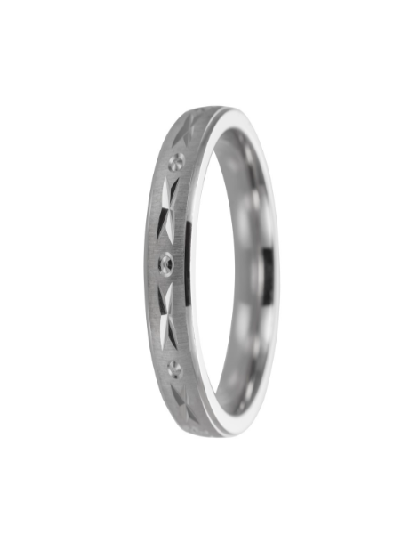 Anillo Plata PALI18/08 Detalles En El Centro