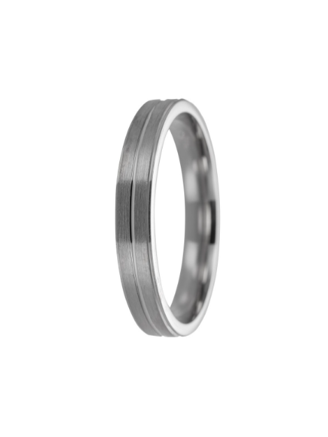 Anillo Plata PALI294/08 Ranura Central