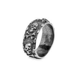 Anillo PLATADEPALO Unisex Calavera Arlinae. CAR17A T/20