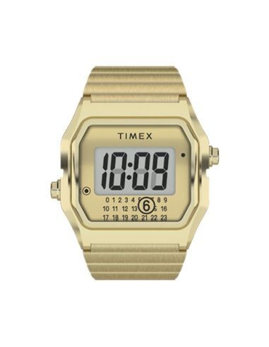 Anillo Reloj Timex Unisex TW2Y50100 Acero Dorado Dígital