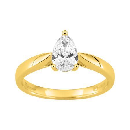 Anillo Solitario Oro 18kts Argyor MRM Mujer (18)DS1113.20 Diamante Laboratorio 0,70ct