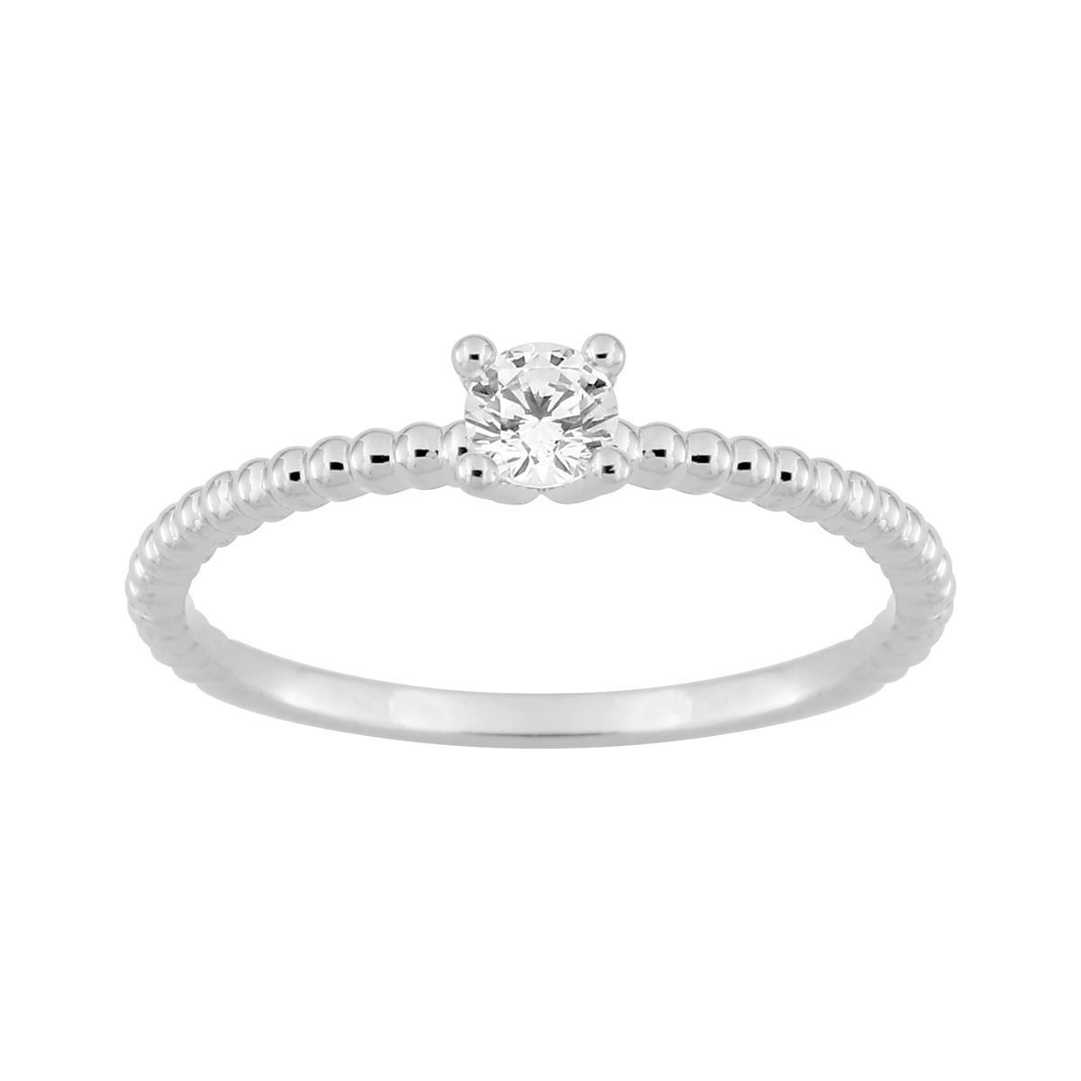 Anillo Solitario Oro Blanco 18kts Argyor MRM (18)1.7702.21 Diamante 0,20ct