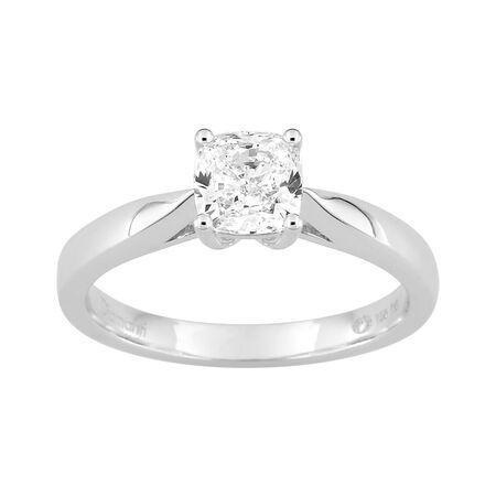 Anillo Solitario Oro Blanco 18kts Argyor MRM Mujer (18)DS1124.21 Diamante Laboratorio 1,00ct