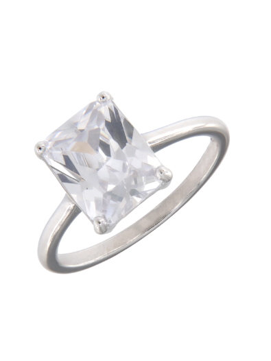 Anillo Solitario Plata Mujer PANI2246 Circonita