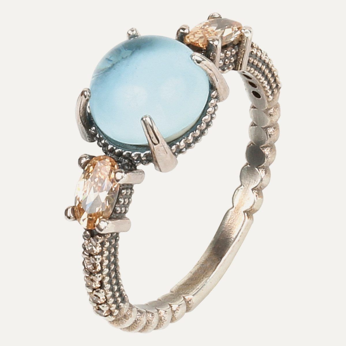 Anillo SUNFIELD Plata Zirconitas. AN064820