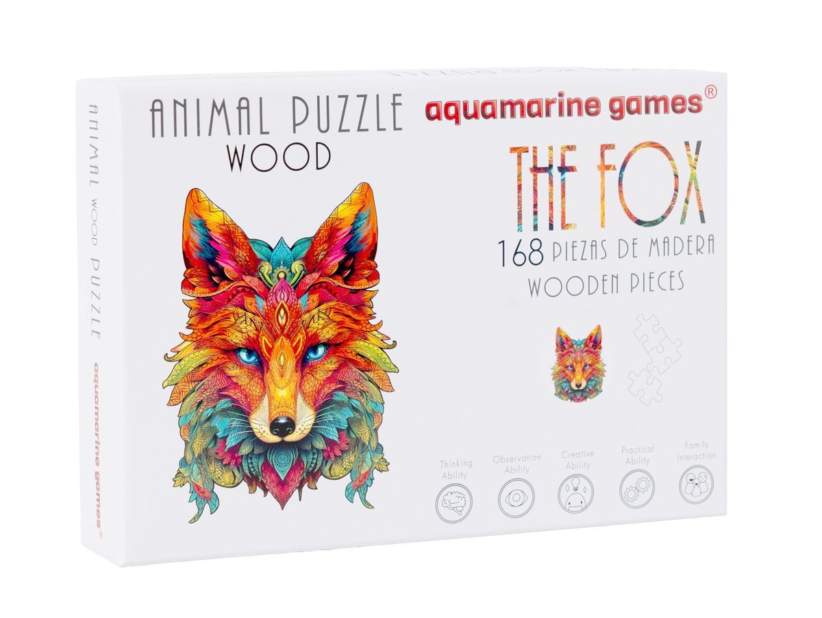 ANIMAL WOOD PUZZLE FOX