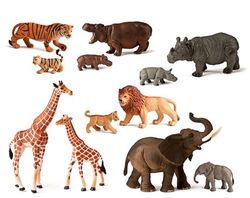 Animales salvajes y bebés 12 und.
