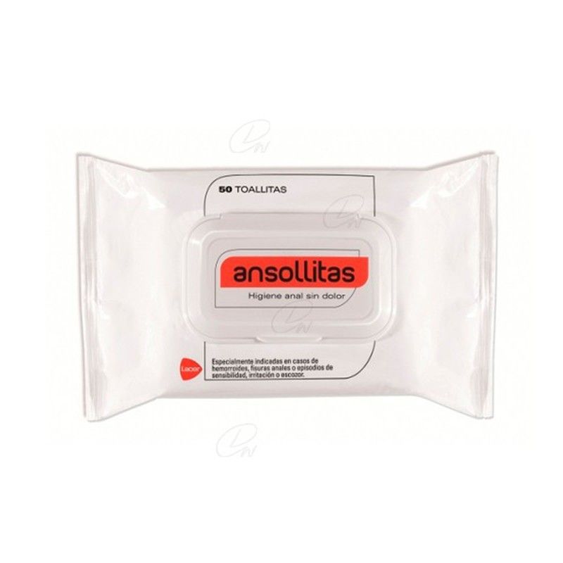Ansollitas Toallitas Higiene Anal  50 Toallitas