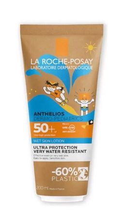 Anthelios Loción Wet Skin SPF50+ pediátrico 200ml