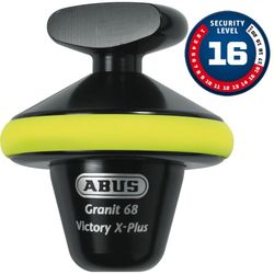 Antirrobo de disco abus granit™ victory xplus 68 amarillo/negro