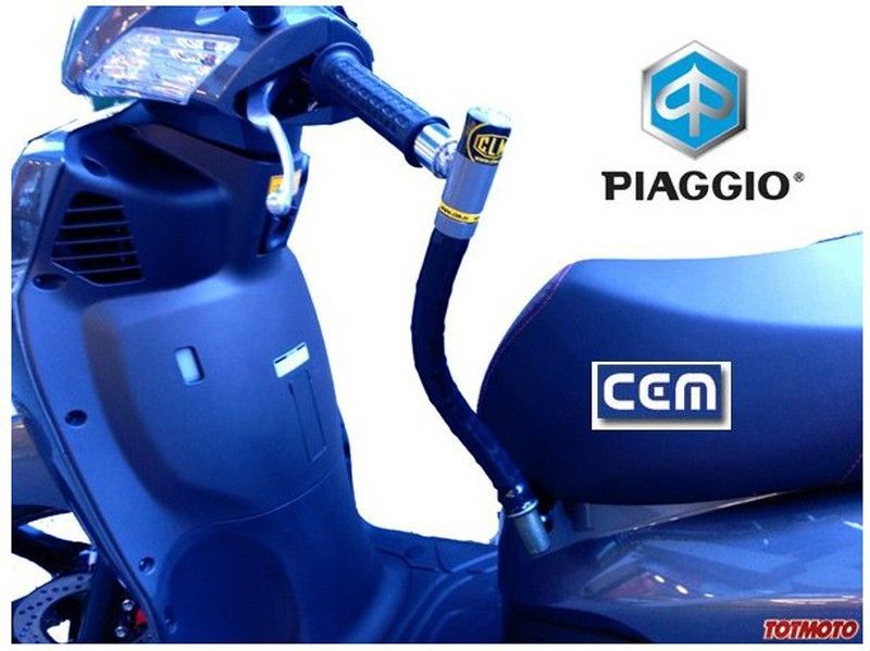 Antirrobo de manillar clm chic para piaggio medley