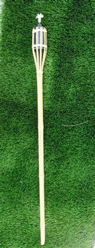 Antorcha de jardín color natural clasica