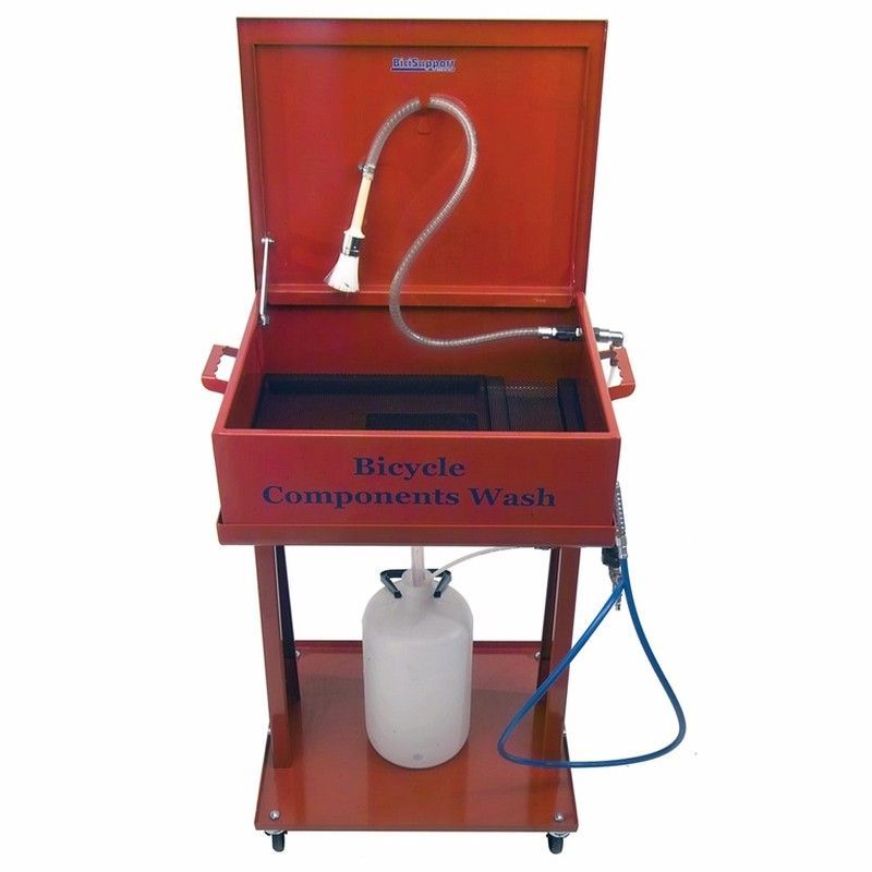 Aparato bicisupport limpiador de componentes
