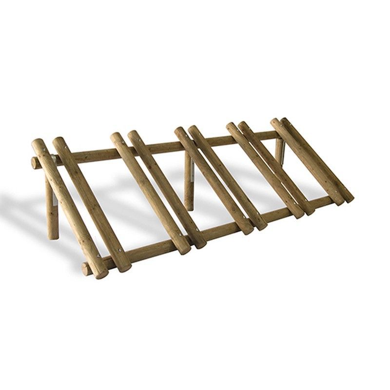 Aparcabicicletas 5 plazas de madera