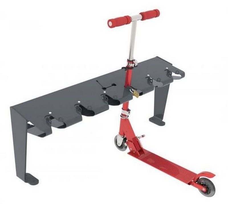 Aparcapatinetes base suelo 6 plazas