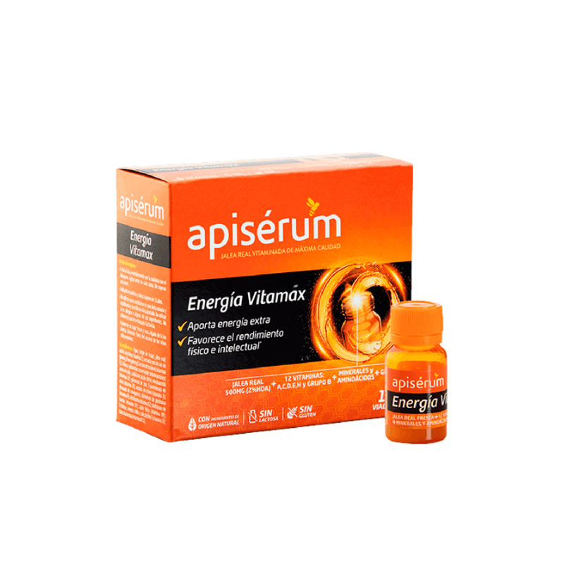 Apiserum Energia Vitamax 18 viales bebibles