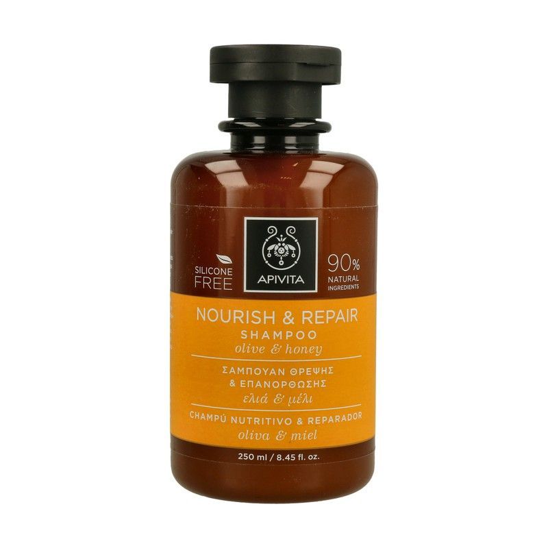 Apivita Champú Nutritivo y Reparador con Oliva & Miel 250ml