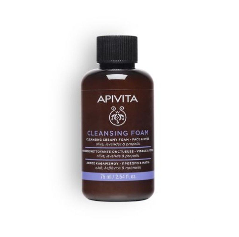 Apivita Crema Espuma Limpiadora para Rostro y Ojos 75ml