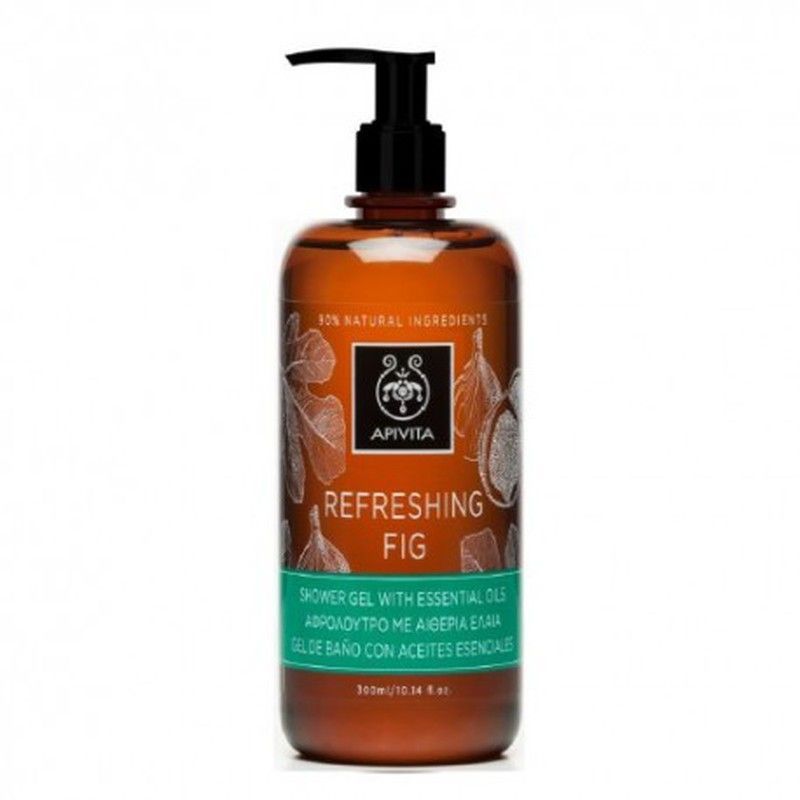 Apivita Refreshing Fig Gel de Baño con Aceites Esenciales 500ml