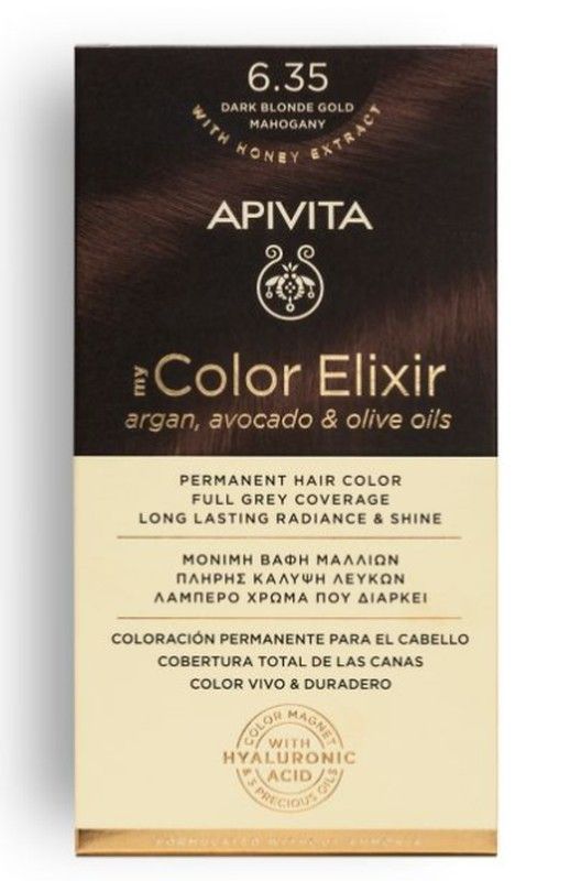 Apivita Tinte Rubio Oscuro Dorado Caoba Nº6.35