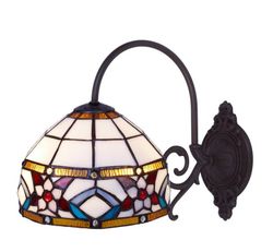 Aplique 1 brazo Tiffany Serie Museum Tiffan y Luz