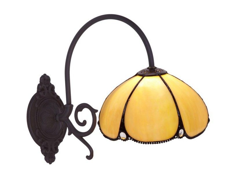 Aplique 1 brazo Tiffany Serie Virginia Tiffan y Luz