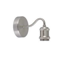 Aplique 1 Luz Elkan Niquel Sat 1 X E-27