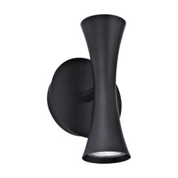 Aplique Alda Negro 2 X 50W Gu-10