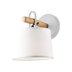 Aplique Arolas Blanco-Madera 1 X 60W E-27