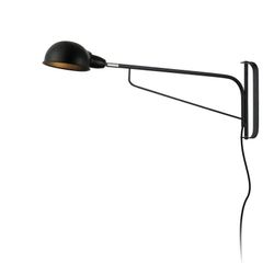 Aplique de pared MB1295-BK Lumiere Largo 18.50 Ancho 77 Alto 25.50