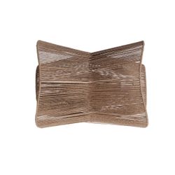 Aplique de yute en marrón, 20 x 26 x 33 cm | Korda