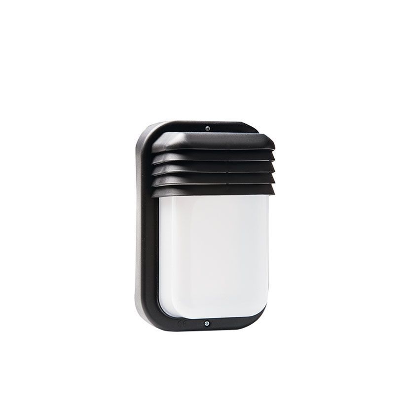 Aplique Ecoled E-27 18 W Vertical Negro