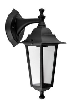 Aplique Exterior Descen Neg Estrecho 60W E27