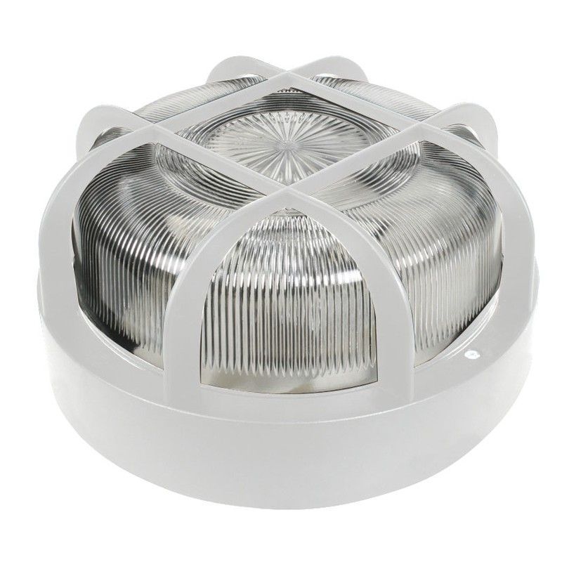 Aplique exterior DUOLEC. Aplique Aislante Redon.100W.Blanc Duolec