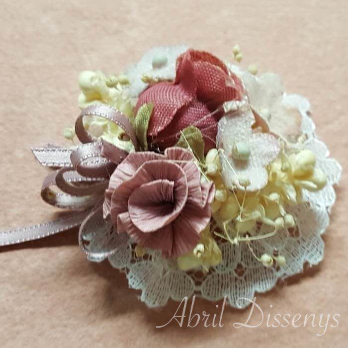 Aplique floral para cintura