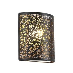 Aplique Grasse Negro-Oro 1 X 60W E-27