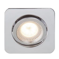 Aplique interior DUOLEC Leira Foco Empotrable Sin Bombilla 82X82Mm Cro