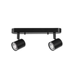 Aplique Keeper 2 Focos S/Bombilla Negro