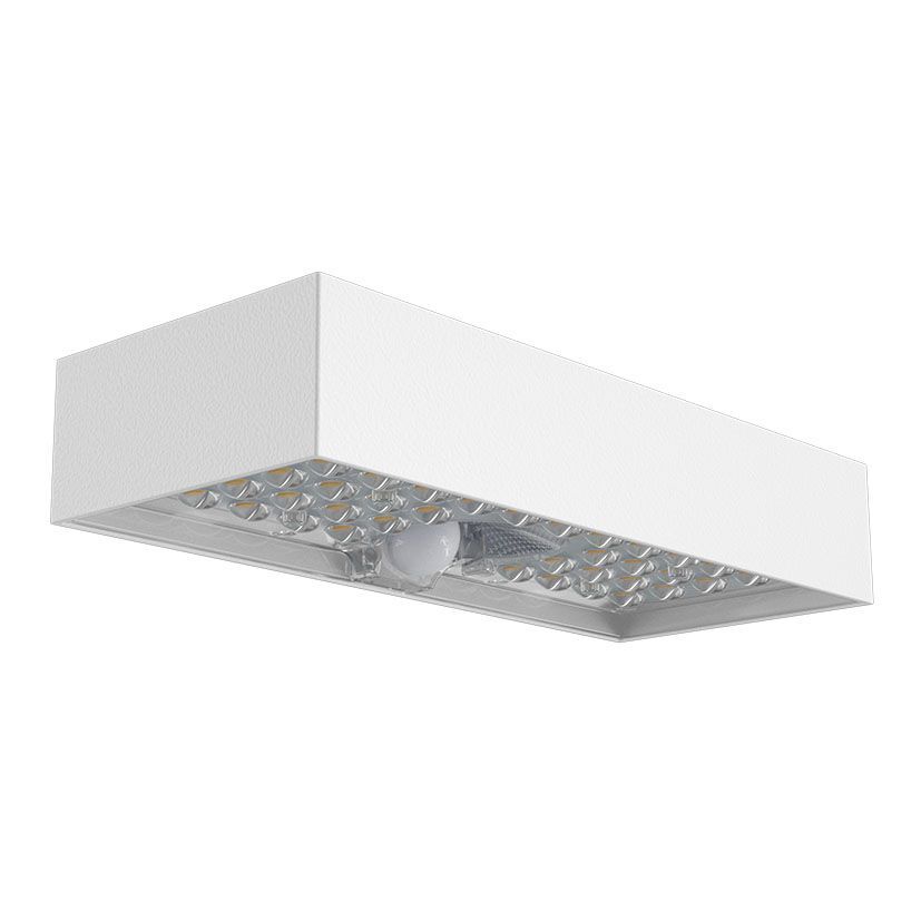 Aplique Led Solar Ip65 900lm 6w Blanco