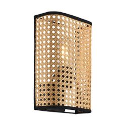 Aplique Oyster Negro-Natural 1 X 60W E-27