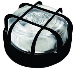 Aplique Pared Redondo Negr E27 100 W