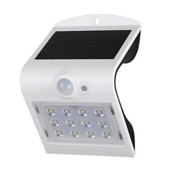 Aplique Solar Led 1,5w 4000k Ip65 Blanco