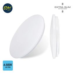Aplique superficie led extraplano 12w 840 lumens 6.500k circular 26,5x5,7cm edm