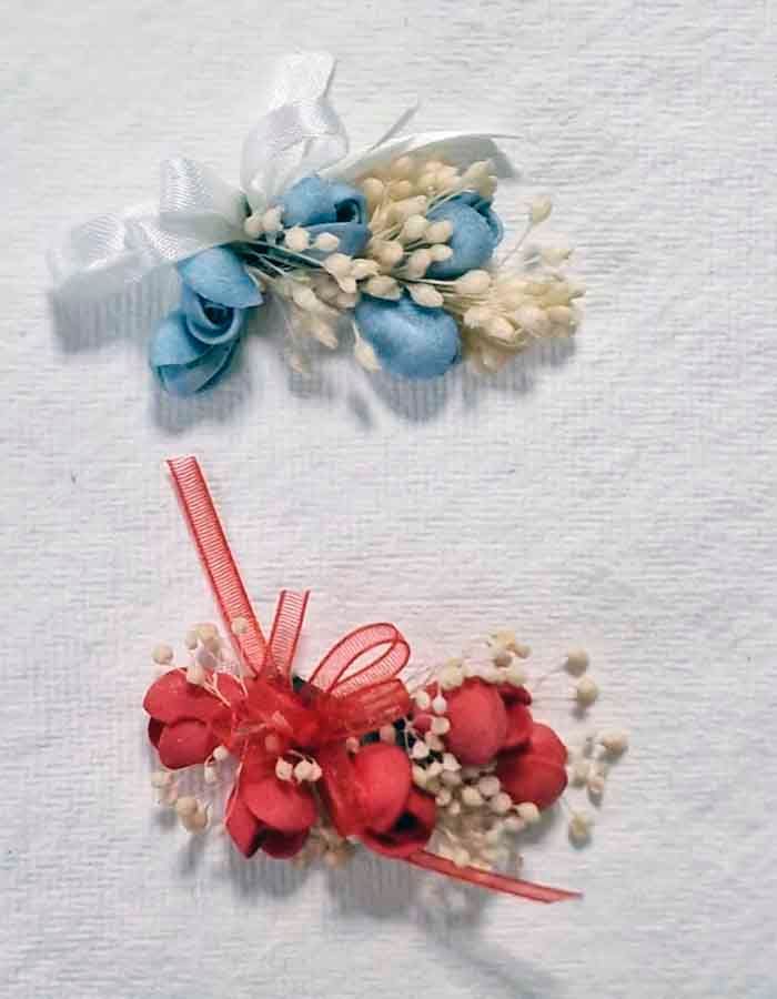 Apliques para Vestidos con Paniculata y Tulipanes